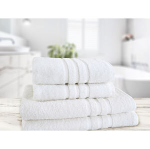 Bavlněný froté ručník 50x100 TOP Hotel - Bílý