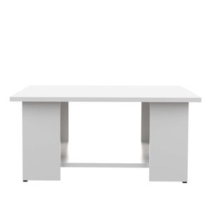 Bílý konferenční stolek 67x67 cm Square - TemaHome