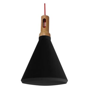 Černé závěsné svítidlo s kovovým stínidlem ø 26 cm Robinson – Candellux Lighting