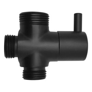Aqualine Přepínač sprchového sloupu M1/2"-M1/2"xM3/4" (SL435), černá