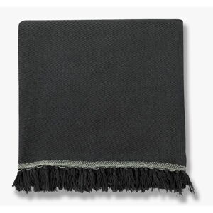 Černý přehoz z Bio bavlny 250x250 cm – Mette Ditmer Denmark