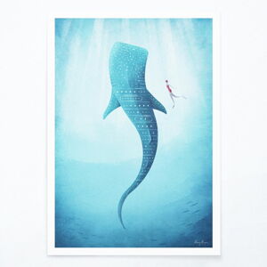 Plakát Travelposter Whale Shark, 50 x 70 cm