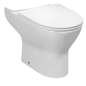 Bruckner DARIO RIMLESS WC mísa pro kombi, spodní/zadní odpad, bílá