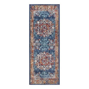 Tmavě modrý koberec běhoun 80x240 cm Orient Maderno – Hanse Home