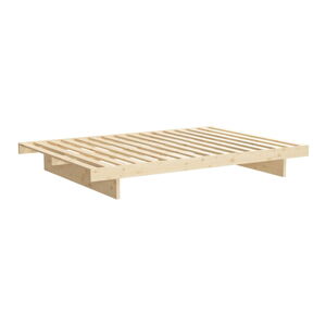 Dvoulůžková postel z borovicového dřeva 180x200 cm – Karup Design