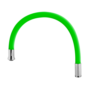 Belaggio Zelené flexibilní silikonové rameno k baterii Trix