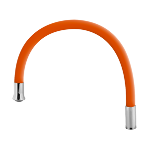 Belaggio Oranžové flexibilní silikonové rameno k baterii Trix