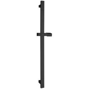Sapho Sprchová tyč, posuvný držák, 680mm, ABS/černá mat