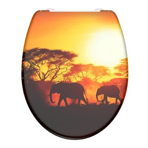 WC sedátko AFRICA - sloni, duroplast, soft close (SCHÜTTE AFRICA)