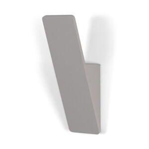 Světle šedý nástěnný ocelový háček Angle – Spinder Design