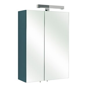 Tmavě šedá závěsná koupelnová skříňka se zrcadlem 50x70 cm Set 311 - Pelipal