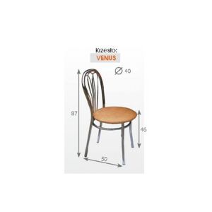 Metpol Jídelní židle Venus Metpol 87 x 50 x 46 cm Barva: Bílá