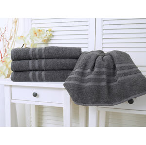 Bavlněný froté ručník Standard - Antracit Rozměr: 50 x 100