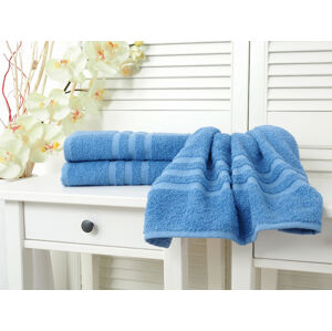 Bavlněný froté ručník Standard - Dark blue Rozměr: 30 x 50