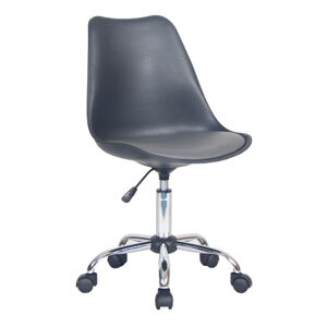 Tempo Kondela Kancelářská židle DARISA - černá / tmavě šedá + kupón KONDELA10 na okamžitou slevu 3% (kupón uplatníte v košíku)