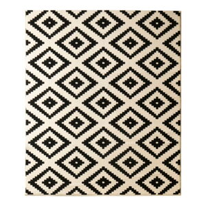 Krémovo-černý koberec Hanse Home Hamla Diamond, 120 x 170 cm
