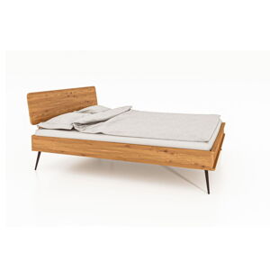Dvoulůžková postel z dubového dřeva 180x200 cm Kula 1 - The Beds