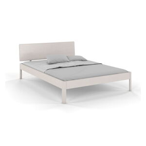 Bílá dvoulůžková postel z borovicového dřeva 180x200 cm Ammer – Skandica