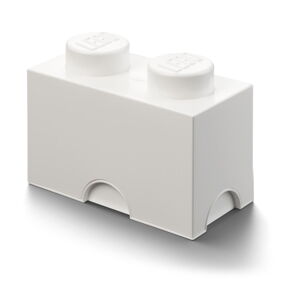 Bílý úložný dvojbox LEGO®