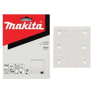 10x Brusný papír Makita 102x114mm, K40
