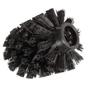 Černá náhradní hlavice pro WC kartáč Wenko, ø 7,5 cm