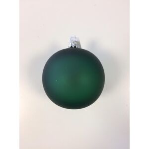 Vánoční ozdoby Velká vánoční koule 4 ks - zelená matná