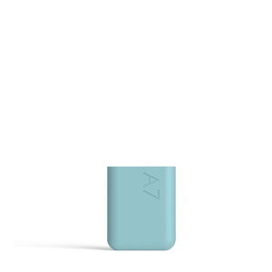 Tyrkysově modré silikonové pouzdro na placatku Memobottle A7 Sleeve