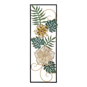 Kovová závěsná dekorace se vzorem květin Mauro Ferretti Campur -A-, 31 x 90 cm