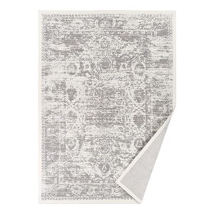 Bílý vzorovaný oboustranný koberec Narma Palmse, 70 x 140 cm