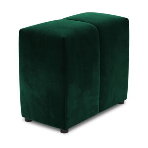 Zelená sametová opěrka k modulární pohovce Rome Velvet - Cosmopolitan Design
