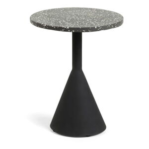 Černý příruční stolek Kave Home Melano
