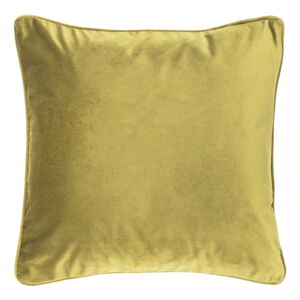 Zeleno-žlutý polštář Tiseco Home Studio Velvety, 45 x 45 cm