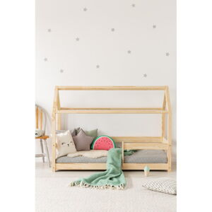 Domečková dětská postel z borovicového dřeva 80x200 cm Mila MB - Adeko