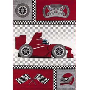Ayyildiz Dětský kusový koberec Kids 460 – červená Formule 1 80x150 cm