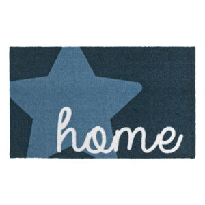 Hanse Home Protiskluzová rohožka Deko 102542 modrá - hvězda 50x70 cm