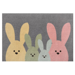 Hanse Home Protiskluzová rohožka Printy 104452 barevná- králíčci 40x60 cm
