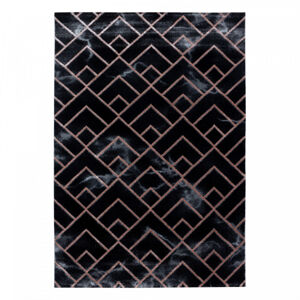 Ayyildiz Kusový koberec Naxos 3814 hnědá/černá 240x340 cm