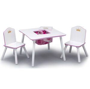 bHome Dětský stůl s židlemi princezny DSBH0744