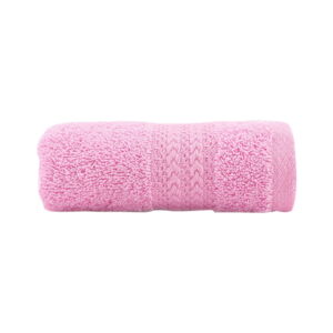 Růžový ručník z čisté bavlny Foutastic, 30 x 50 cm