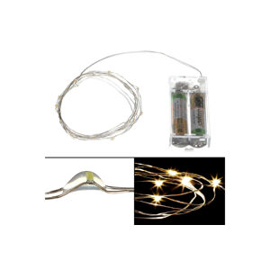 Autronic Řetěz s LED světýlky na baterie, barva teplá bílá LED963439
