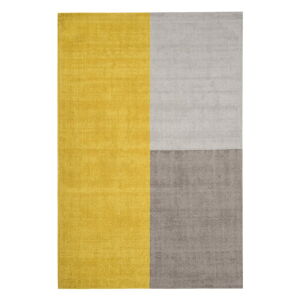 Žluto-šedý koberec Asiatic Carpets Blox, 120 x 170 cm