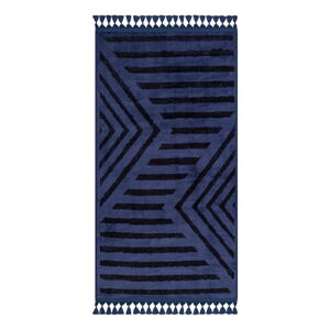 Modrý pratelný koberec běhoun 200x80 cm - Vitaus