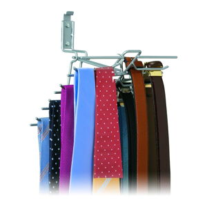 Kovový věšák na kravaty a opasky – Rayen