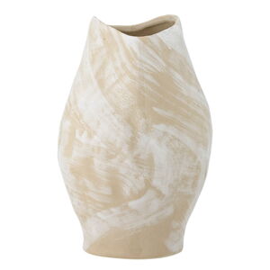 Béžová váza z kameniny (výška 31 cm) Obsa – Bloomingville
