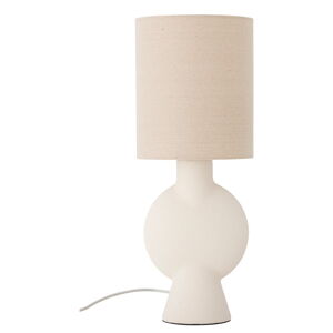 Béžová stolní lampa s textilním stínidlem (výška 54,5 cm) Sergio – Bloomingville