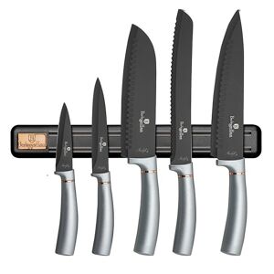 BERLINGERHAUS Sada nožů s magnetickým držákem 6 ks Moonlight Edition BH-2533