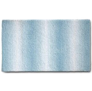 KELA Koupelnová předložka Ombre 100x60 cm  polyester ledově modrá KL-23570