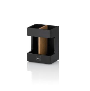 KELA Držák na zubní kartáčky Cube polyresin black KL-23688