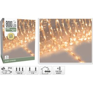 HOMESTYLING Vánoční světelný řetěz teplá bílá 800 LED / 24 m KO-AX9621640