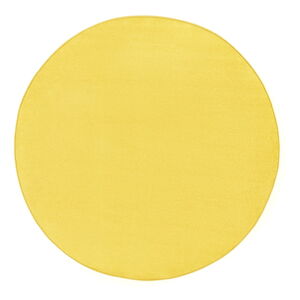 Žlutý koberec Hanse Home, ⌀ 133 cm